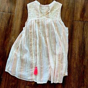 Cotton sleeveless top size S.